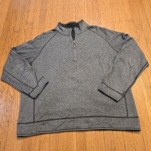 🆕️🎄Tommy Bahama Reversible Quarter-Zip Sweater